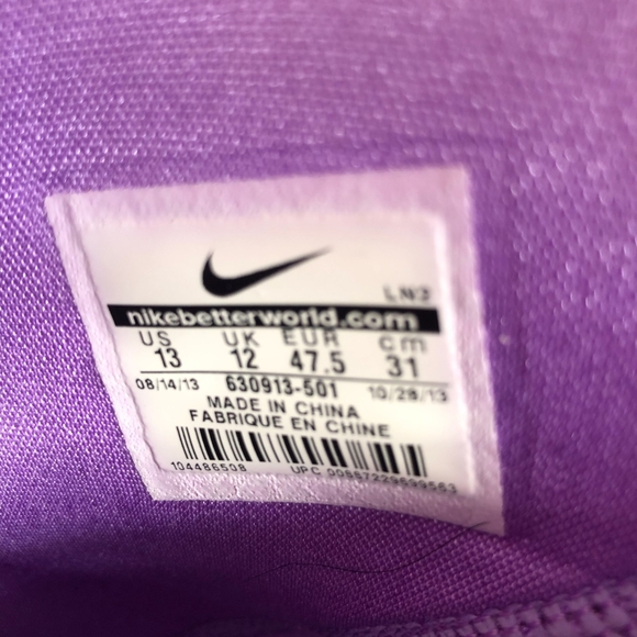 Nike Zooms signed by Kendall Marshall NBA - Picture 4 of 5